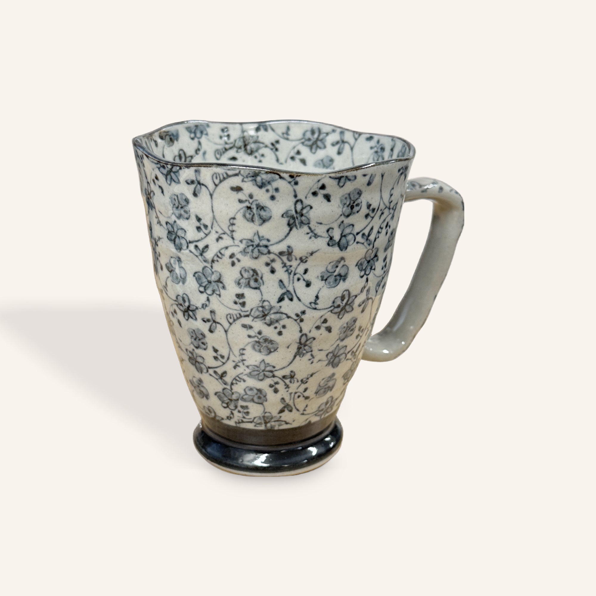 Antique Kusa Large Japanese Mug | Norman and Dann - Online Store